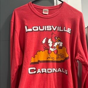 HOMAGE Red Louisville Cardinals Long Sleeve Tee